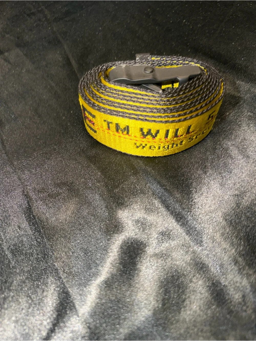 Off-White Yellow Industrial Belt - unisex Accessory